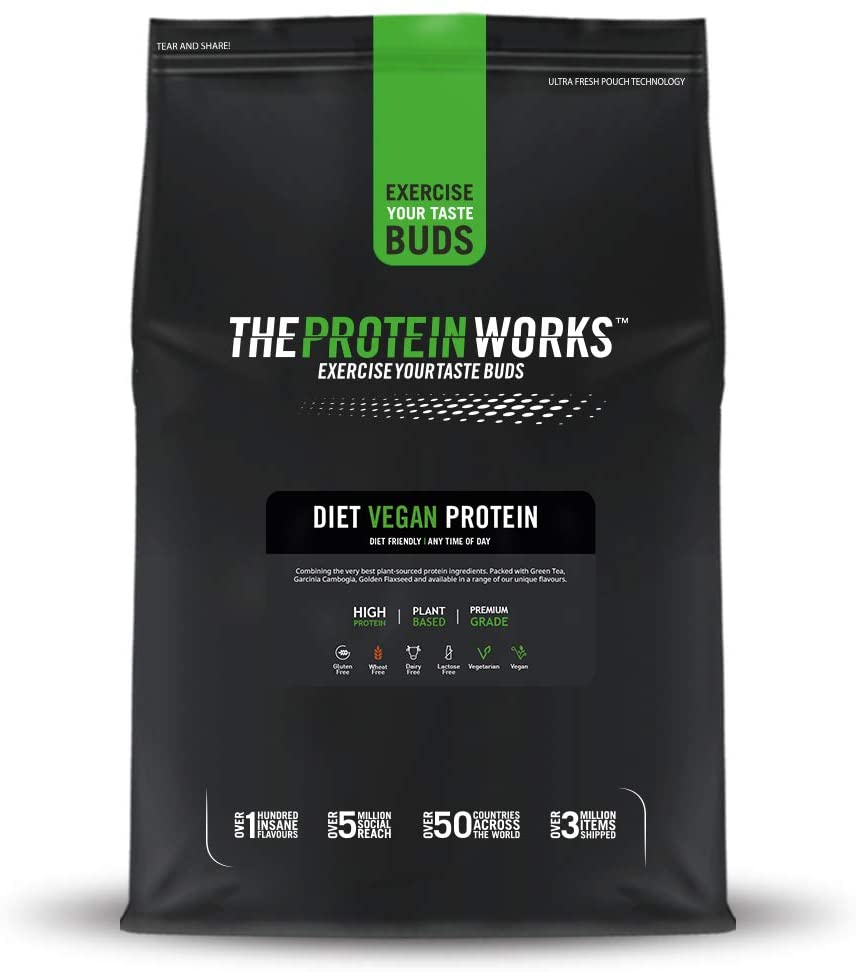 THE PROTEIN WORKS Diet Vegan Protein Powder 100 PlantBased Low