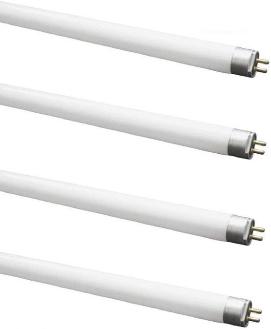 Kosnic T5 Fluorescent Tube 288mm - 8w EXUN CFL Lamps - PACK OF 4 UNITS - G5 Base fittings - T5 High Efficiency Lamps, Pure White 4000K