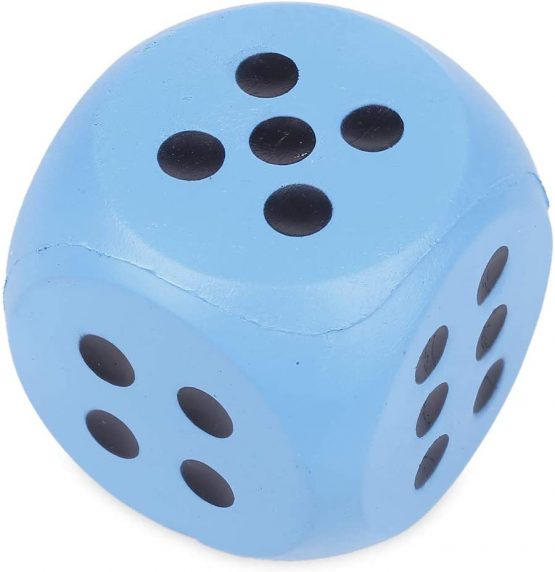 Anboor Squishies Dice Jumbo Slow Rising Scented Super Soft Squeeze Squishy Toys Stress Relief Gift Collection (Blue, 9.5cm) - Image 2