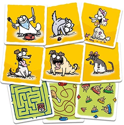 MDR Simon's Cat Lunch Time Card Game for Families Speed Reflex Game Fast Paced Fun Travel Card ...