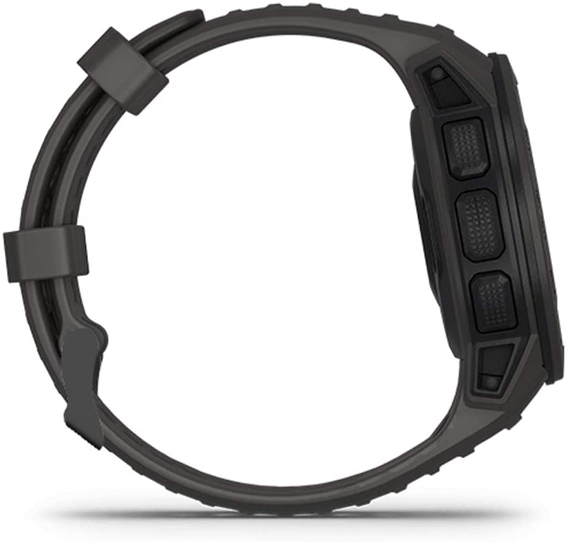 Compatible with Garmin Instinct 22mm Watch Straps, Replacement Wristband Strap (Black), Black/White - Image 4