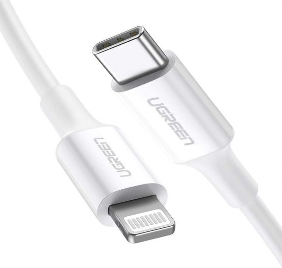 UGREEN USB C to Lightning Cable MFi Certified Lightning Type C PD Fast Charger Data Lead Compatible with iPhone 13 Pro 12 Mini 11 Max XR XS X 8 Plus SE,iPad Mini,Thunderbolt 3 MacBook Pro Air (1M)