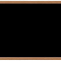 45cm x 30cm Heavy Duty Magnetic Chalk Blackboard Wooden Framed Memo Board & Fixings
