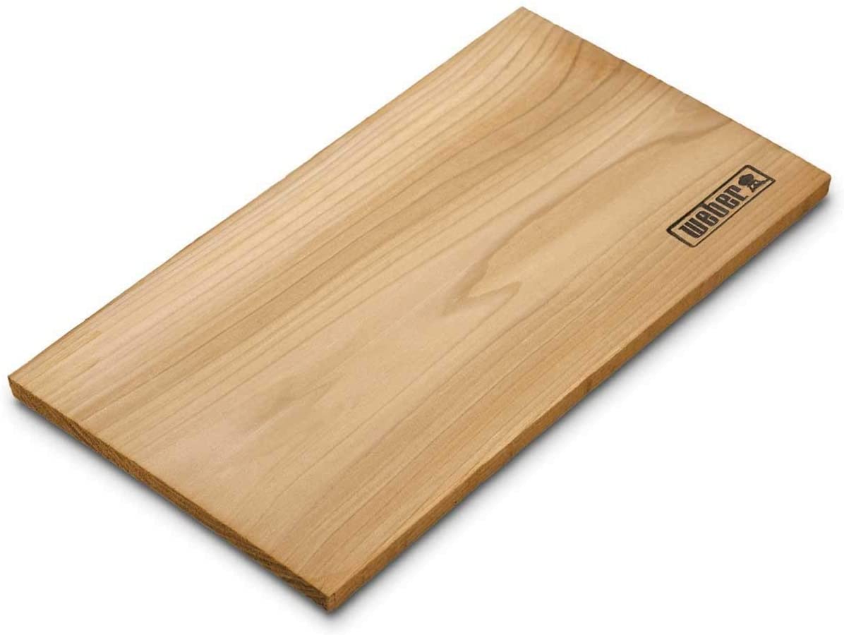 Weber Cedar Wood Smoking Planks, Medium (30 x 15cm), 2-pack, sweet, mild aroma, ideal for cheese vegetables, fish - Image 4