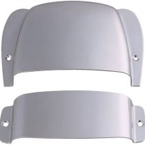 Mxfans Chrome Zinc Alloy Pickup Bridge Cover Plate for PB Bass Guitar