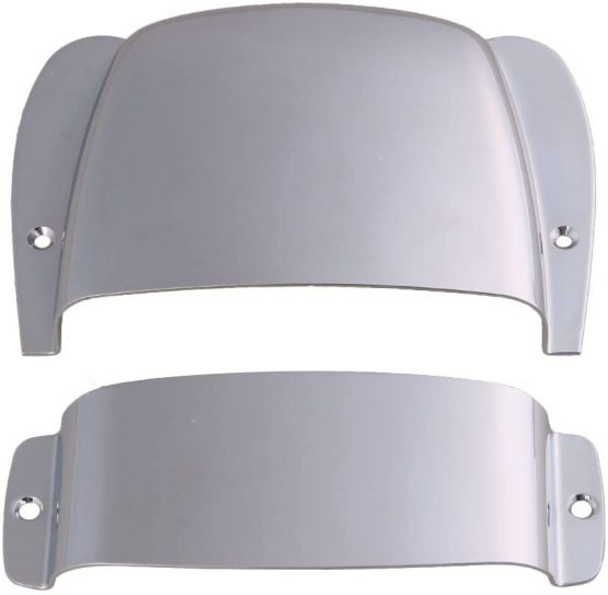 Mxfans Chrome Zinc Alloy Pickup Bridge Cover Plate for PB Bass Guitar