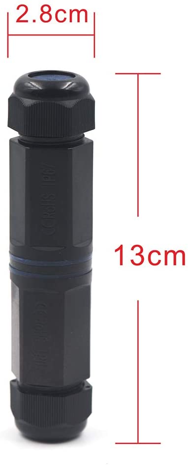VCE IP68 Waterproof RJ45 Coupler Cat6/Cat5E/Cat5, Outdoor Ethernet Cable Connector Female to Female, Shielded Network Extender 1 Pack - Image 2