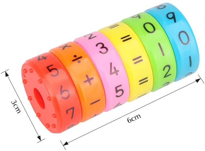 OOCOME Magnetic Arithmetic Learning Toys Math Games Math Resources Children Number Games Number Blocks Magnet Toys for Kids Children Gifts