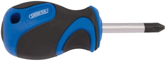 Draper 48929 Number 2 PZ Type Screwdriver with Soft Grip Handle, 38mm