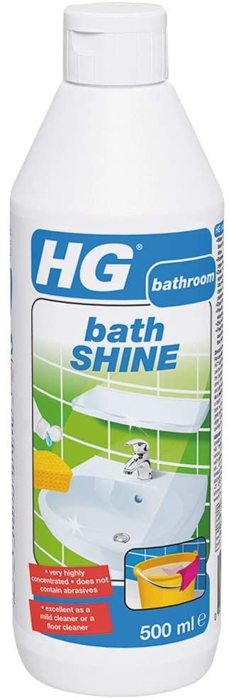 HG Bathroom Cleaner Shine Restorer, Bath Cleaner & Light Limescale Remover, Bathroom Floor Cleaner & Sink Cleaner