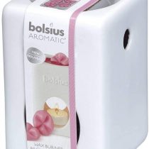 Bolsius Burner, Ceramic, White, Product Size: 13.7 x 10.2 x 9.7 cm