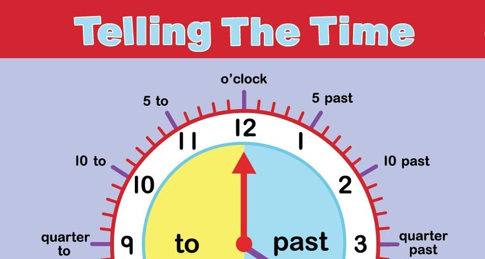 Little Wigwam Telling The Time Placemat Multicolour, 42 x 30 cm - Image 3