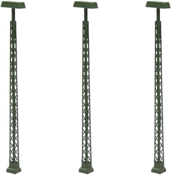 LQS56N 3pcs Model Railway lights Lattice Mast lamp Track light N Scale Layout