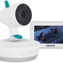 Babymoov YOO Moov Motorised Video Baby Monitor with Camera and Night Vision, 2 way talkback, zoom, remote pan and tilt, night light, temperature indicator