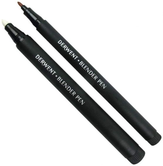 Derwent Blender Pen, Set Of 2, 2mm & 4mm Nibs, Ideal For Blending Pencil Lines, Professional Quality, 2302177 - Image 4