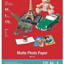 Canon MP-101 - Matt Photo Paper - A4 (210 x 297 mm) - 170 g/m2-5 she