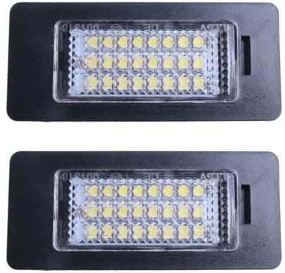 Ricoy 24 LED License Plate Number Lights For E81 E82 E90 M3 E92 E70 E39 F30 E60 E61 E93 6000K (Pack of 2) - Image 2