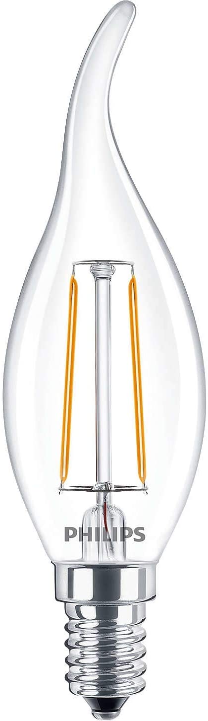 Philips Classic 2W E14 A++ Warm white LED bulb Classic, Warm white, Transparent, A++, 50/60, 20 mA, 220-240