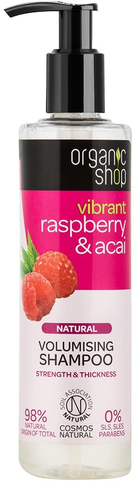 Organic Shop Raspberry & Acai Volumising Shampoo – BigaMart