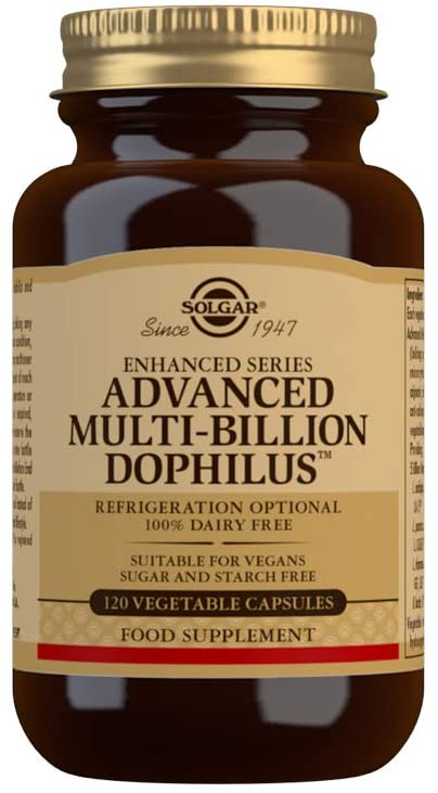 Solgar Advanced Multi-Billion Dophilus Vegetable Capsules, Pack of 120-4 Curated Strains of Beneficial Microorganisms - Image 3