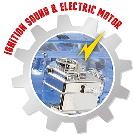 Machine Works Build Your Own 4-Cylinder Engine Toy, Replica Model Building Kit, Features Augmented Reality - Image 2