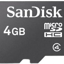 SanDisk 4 GB MicroSDHC Card Only (Label May Change) - Traditional Packaging