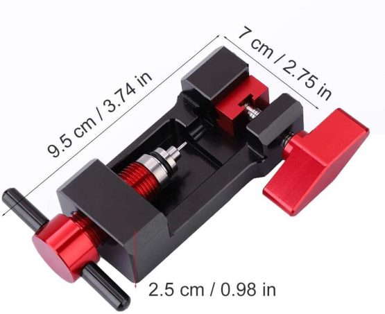 Bike Oil Tube Tool Aluminium Alloy Oil Bleed Pipeline Connector Head Bicycle Needle Inserting Aid Tackle - Image 2