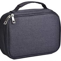 Becho Multifunction Zipper Pencil Case High Capacity Holder Pouch Pen Bag Colored Pencil Pen Box 72 Slots (Black)