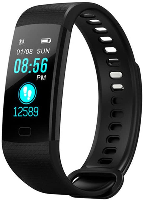 Smart Fit Sport Colour Fitness Tracker with Heart Rate Monitor Sleep Monitor Color Screen Bluetooth Smart Watch Activity Tracker Waterproof Step Counter Pedometer and Calorie Counter