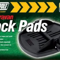 Maypole MP4976 Caravan Jack Pad (Pack of 4) - Black