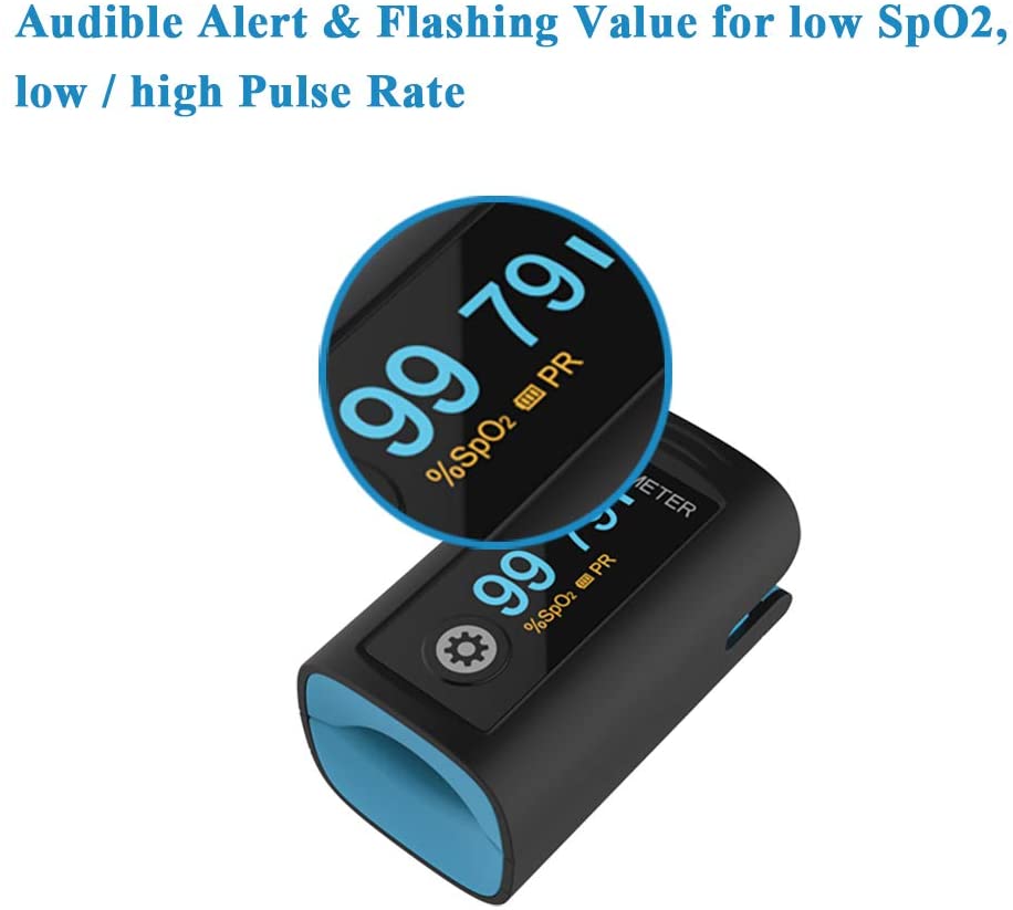 Viatom Pulse Oximeter with Free APP for Adult and Child, Oxygen