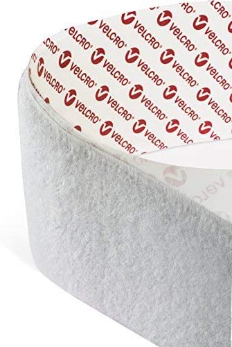 Velcro Brand PS14 Velcro Tape 30mm Wide White, 10 m