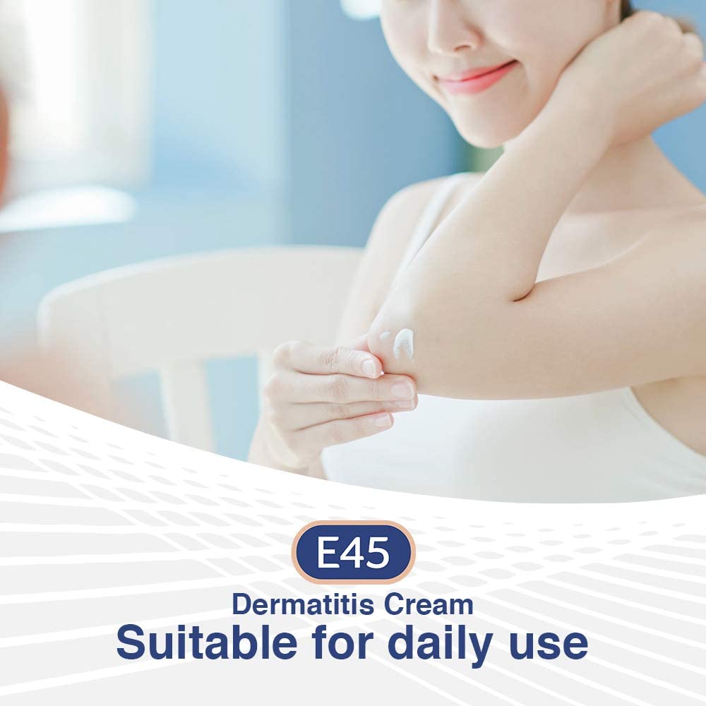 E45 Dermatitis Cream 50 ml to Treat Symptoms of Dermatitis or Eczema, Relieve Itching and Reduce Inflammation and Redness - Image 4