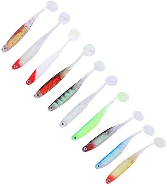 Alomejor 10PCS Fishing Lures 10.5cm/5g PVC Soft Fishing Lures For Outdoor Fishing - Image 2