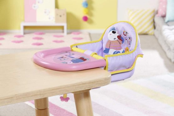 BABY born Table Feeding Chair for 43 cm Doll - WIth Built-In Animal Print Tray - Easy for Small Hands, Creative Play Promotes Empathy & Social Skills, For Toddlers 3 Years & Up - Image 3