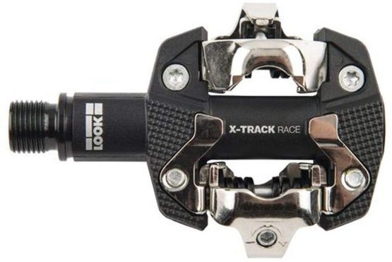 Cycle - Pedales de Carrera X-TRACK MTB - Mecanimos compatible estándar SPD - Cuerpo compuesto - Eje de Cromoly+ - Plataforma extensa - Pedales automáticos extremadamente fiables