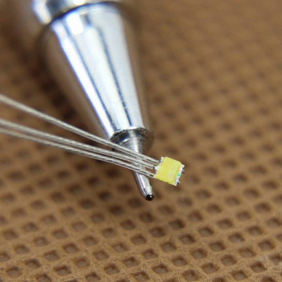 Evemodel DT0605RW 20pcs Pre-soldered litz wired leads Bi-color RED/WHITE SMD Led 0605 NEW - Image 3