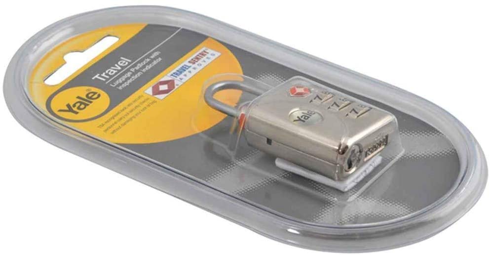 Yale - YTP1/32/119/1 Standard Security Travel Sentry® Approved Padlock with Inspection Indicator, Silver, 32 mm - Image 3