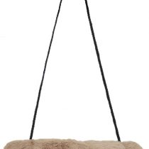 SwirlColor Handmuff, Faux Fur Hand Muff Strap Pocket Design Hand Warmer for Women 1pcs, with Transparent Hook 1pcs