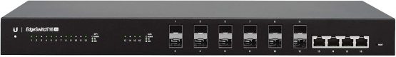 Ubiquiti Networks ES-16-XG Edge Switch, 16 Ports, Black 0810354024535