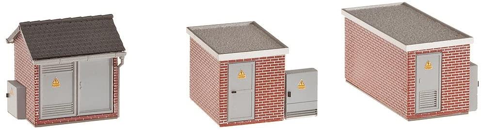 Faller 120239 - TRANSFORMER 3 Stations Brick, Assorted