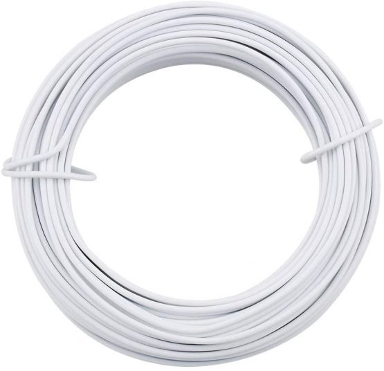 KINGLAKE 2 mm Black Garden Wire Coil Plastic Coated 20 m Plant Twisty Tie for Plant Tree Support - Image 4