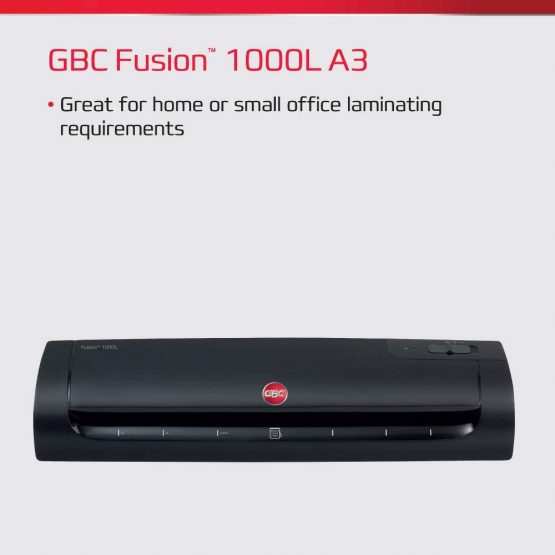 GBC 4400745 A3 Fusion 1000L Home and Office Laminator, Black - Image 2