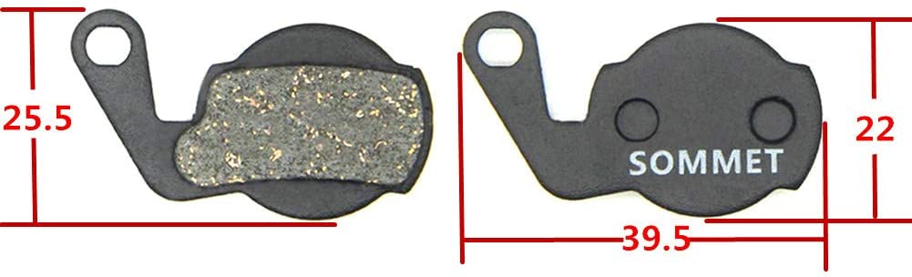 SOMMET Resin and Semi-Metallic Disc Brake Pads fit for Magura LOUISE 2007- onwards Type 6.1 and 6.2 MARTA 2009- JULIE HP Marta SL 2011 MTB DH ZSPB17-1 - Image 2