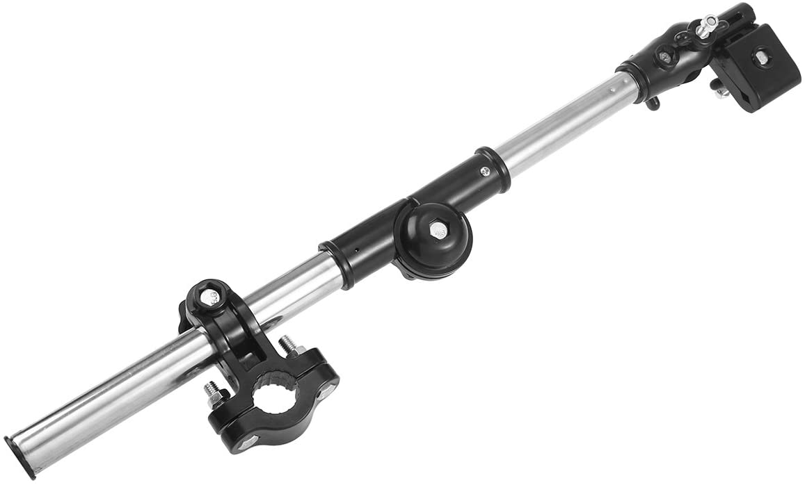 OUNONA Umbrella Mount Stand Adjustable Outdoor Umbrella Holder for Bike Electric Bicycle Stroller Wheel Chair (Black) - Image 3