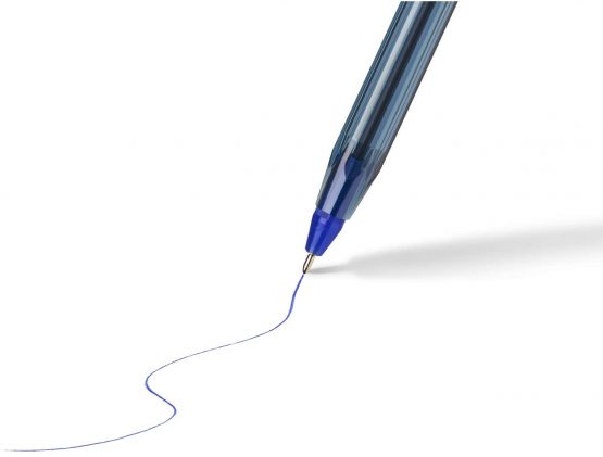 BIC Crystal Exact Fine Point Pens (0.7 mm) - Blue, Box of 20 - Image 4