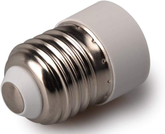 Luminosa E27 to E14 Lamp Socket Adapter Converter Holder for LED Halogen Edison Energy Saving Smart Bulb (Pack of 2) / Convert Large Screw to Small Screw Socket Lamp Convertor Adaptor/CE Certified - Image 2