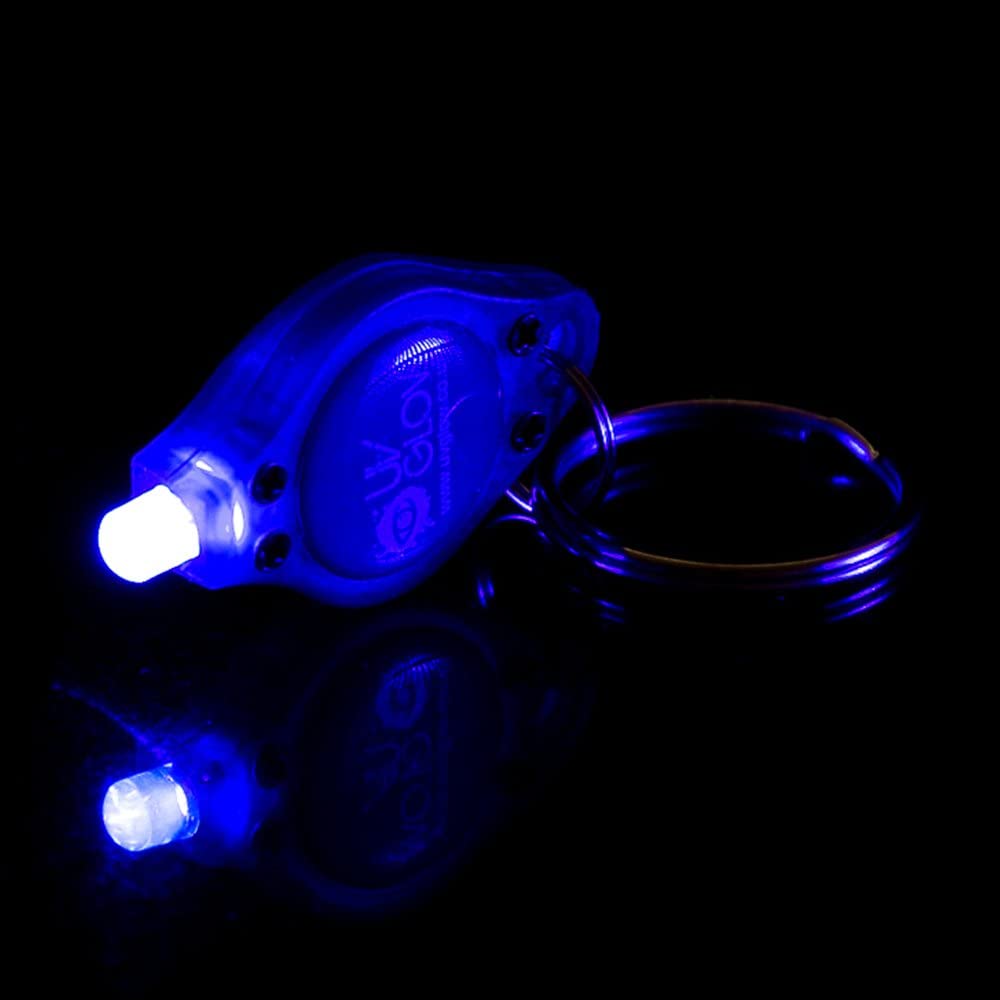 UV Glow UV Keyring x100 Blacklight Spy Invisible Ink Torch Light Also use for Neon Face