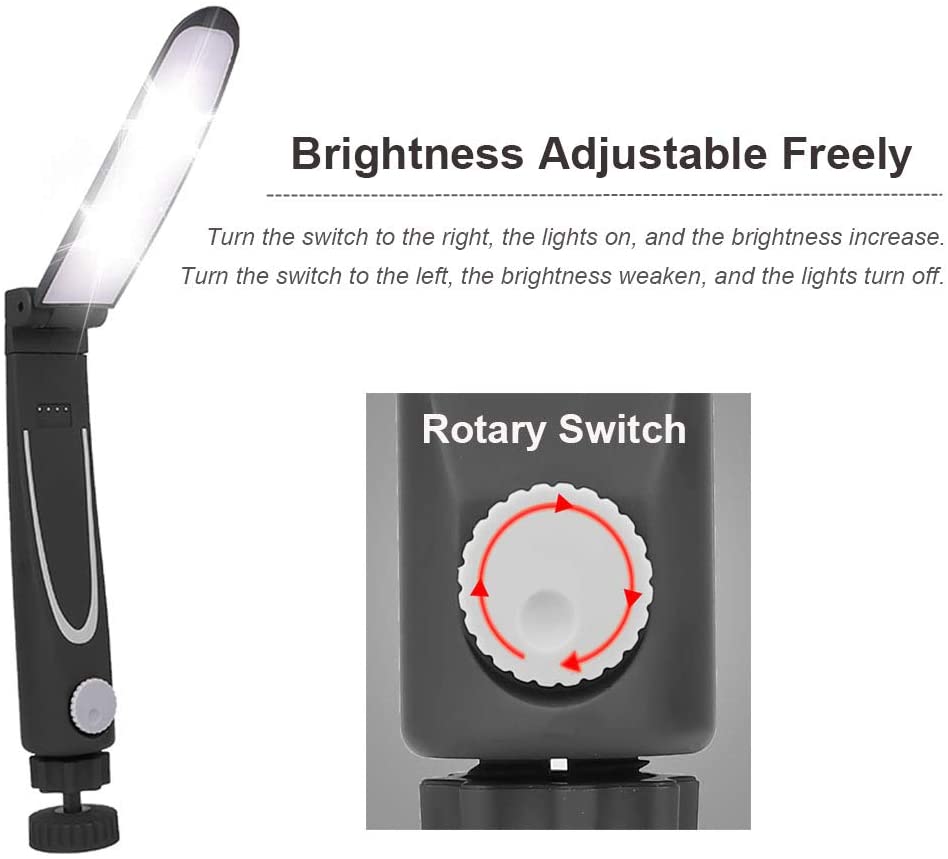 LUXNOVAQ 30W USB Rechargeable UV Light, 365n UV Flashlight, High Power Black Light Flashlight