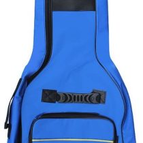 Accessotech Full Size Acoustic & Classical Guitar Padded Carrying Carry Case Bag Holder (Blue)